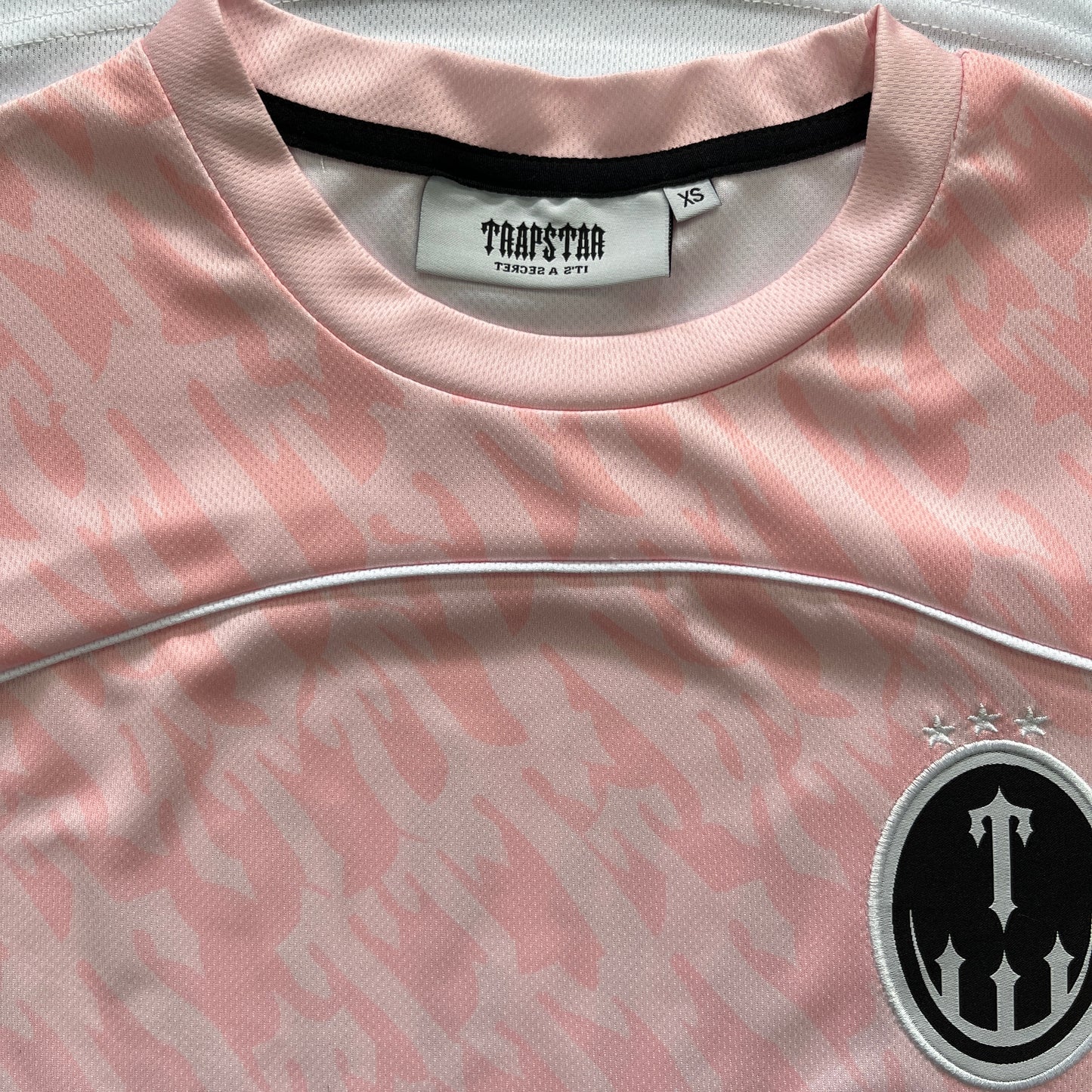 Trapstar Futebol T-Shirt - Rosa Suave