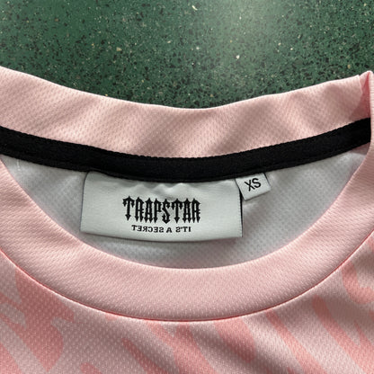 Trapstar Futebol T-Shirt - Rosa Suave