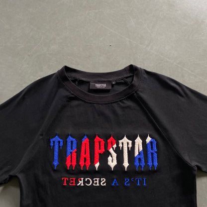 Trapstar Conjunto de Verão T-Shirt e Calções - Preto