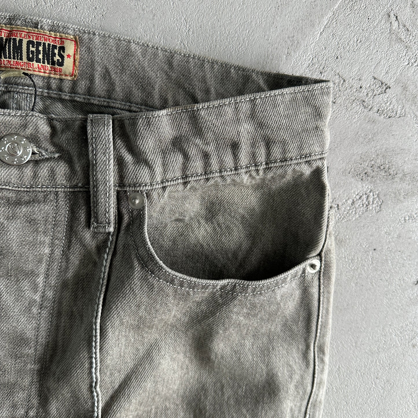 Corteiz Denim Jeans - Cinza