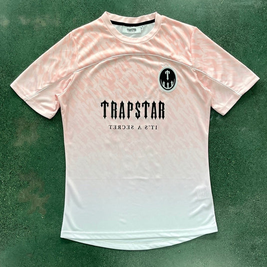 Trapstar Futebol T-Shirt - Rosa Suave