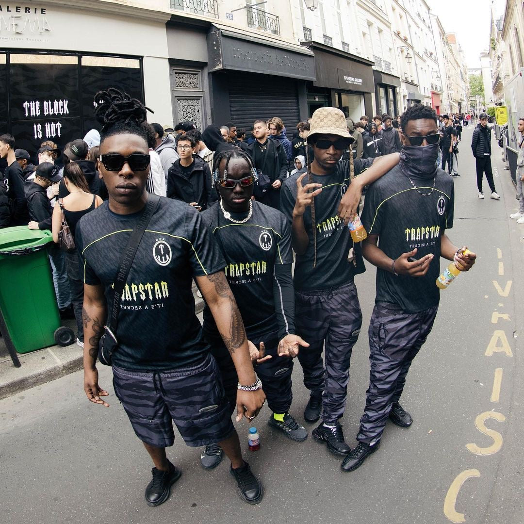 Trapstar Futebol T-Shirt Jersey - Preto/Lima