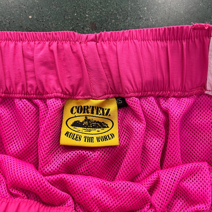 Corteiz Alcatraz Sun & Rain Shorts – Rosa 🌞🌧️ (Unissexo)