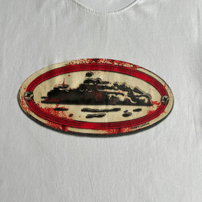 Corteiz Rusty Alcatraz Tee - Branco