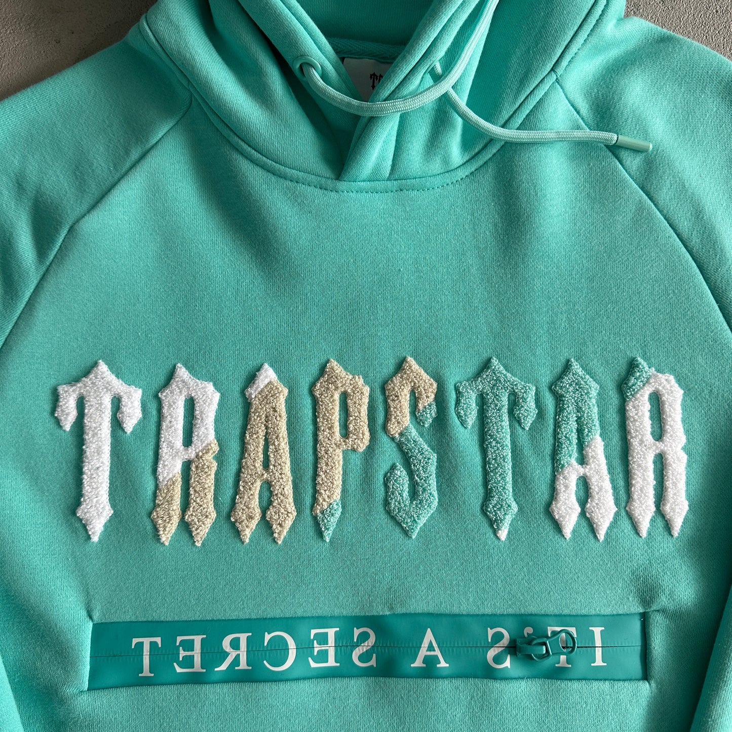 Trapstar Chenille Decoded 2.0 Hoodie - Tiffany Blue