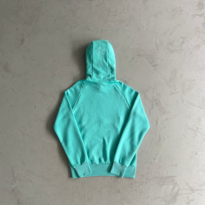 Trapstar Chenille Decoded 2.0 Hoodie - Tiffany Blue