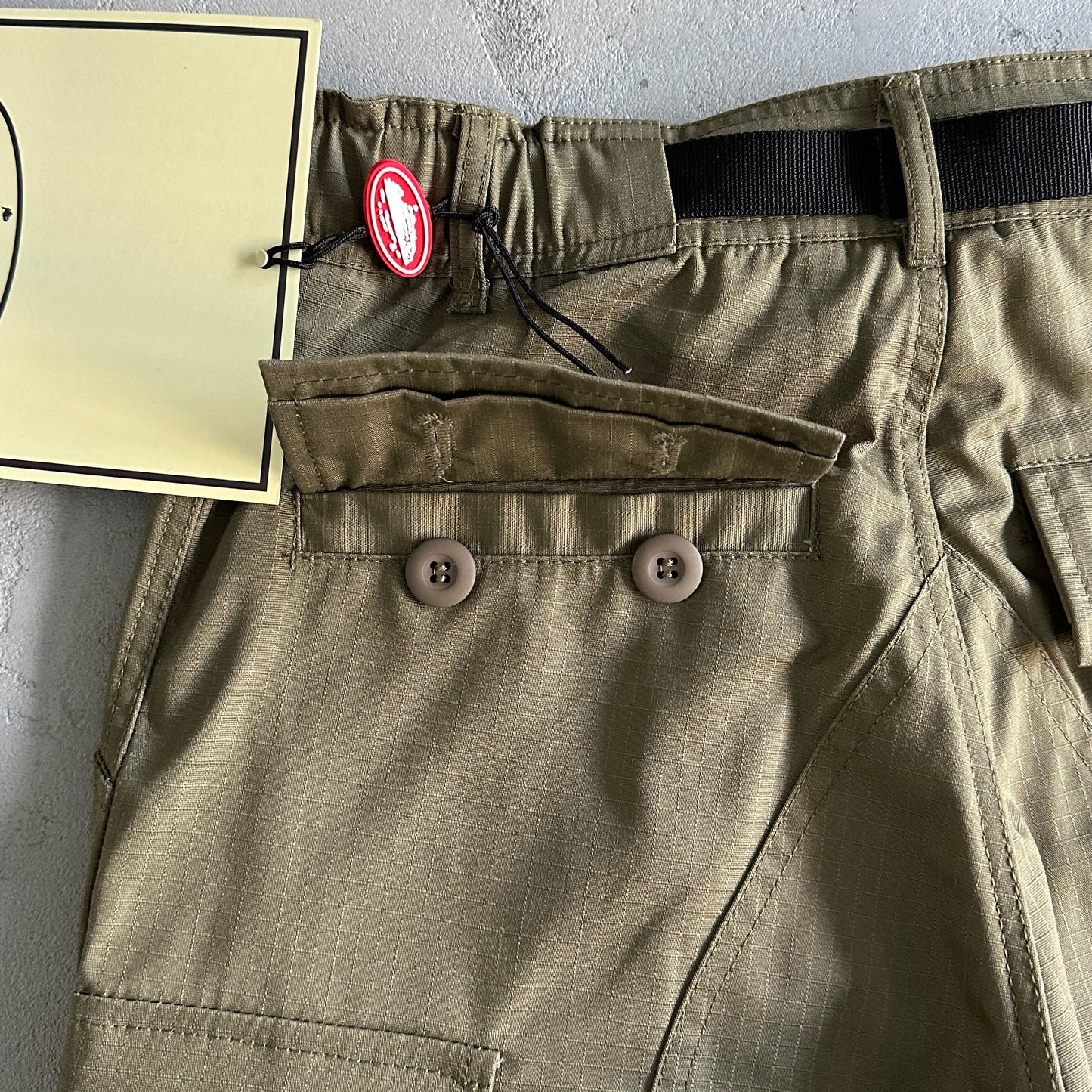 Corteiz Military Green Logo Patch Cargos