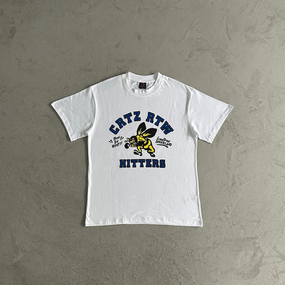 Corteiz Grumpy Bee Tee - Branco