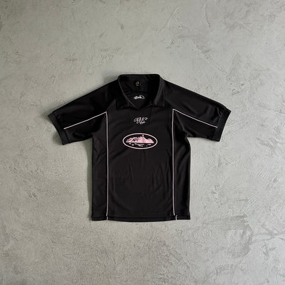 Corteiz Talismo Football Jersey - Preto