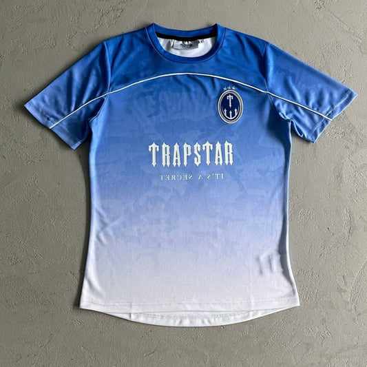 T-Shirt de Futebol Trapstar Camuflado - Azul