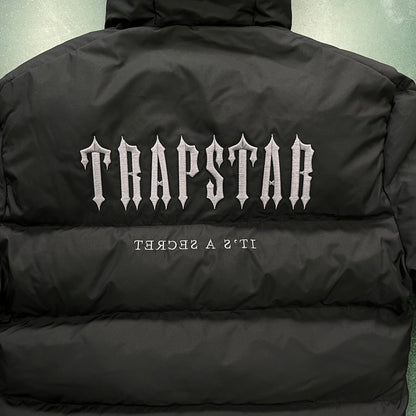 Trapstar Decoded Hooded Puffer 2.0 Jacket - Preto