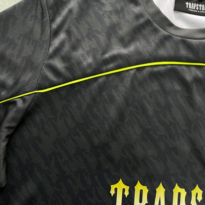 Trapstar Futebol T-Shirt Jersey - Preto/Lima