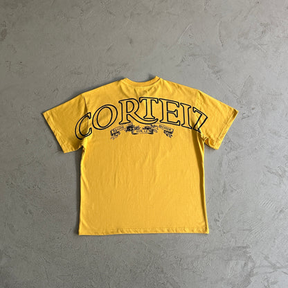 Corteiz Royale Heavyweight Tee - Amarela