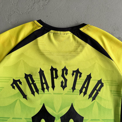 Football Jamaica Trapstar T-Shirt – Verde / Amarelo / Preto