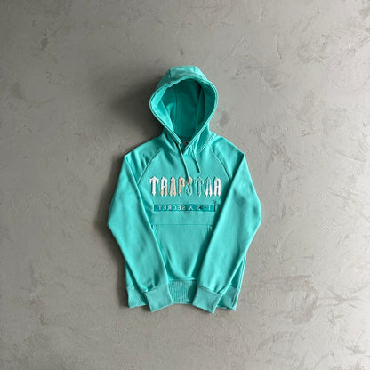 Trapstar Chenille Decoded 2.0 Hoodie - Tiffany Blue