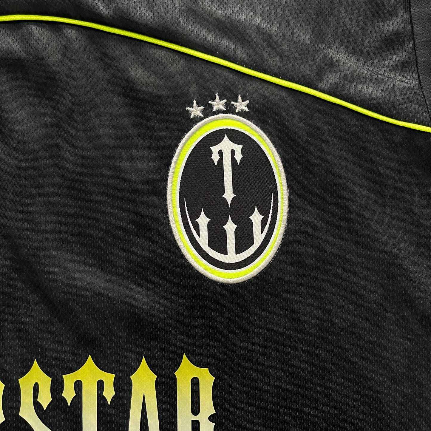 Trapstar Futebol T-Shirt Jersey - Preto/Lima