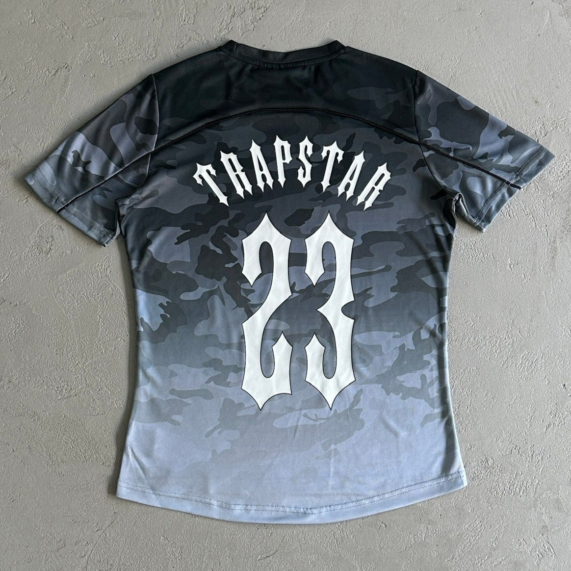 T-Shirt Trapstar Irogate Futebol Jersey t - Preto - Camuflado