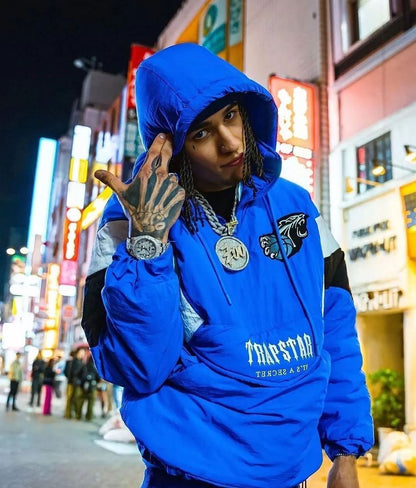 Trapstar 1/4 Zip Pullover Jacket - Azul