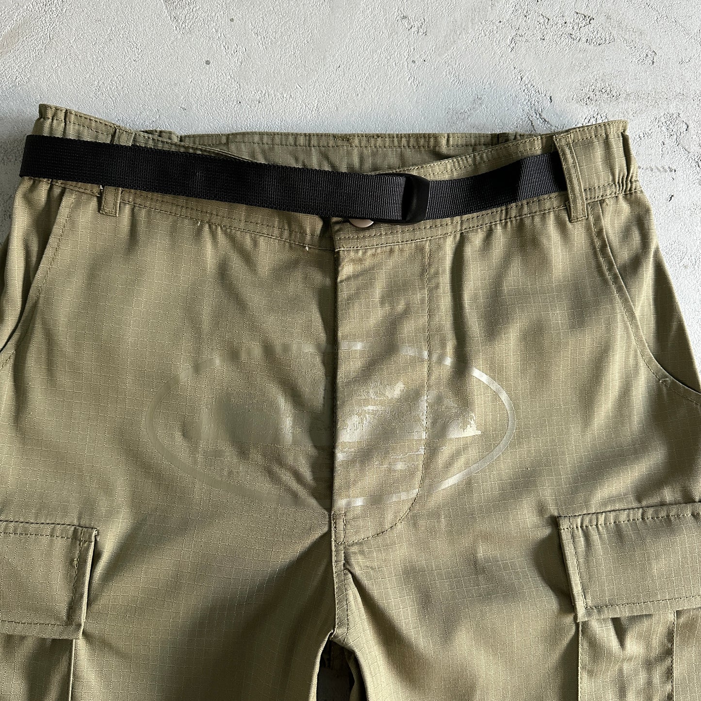 Corteiz Military Green Logo Patch Cargos