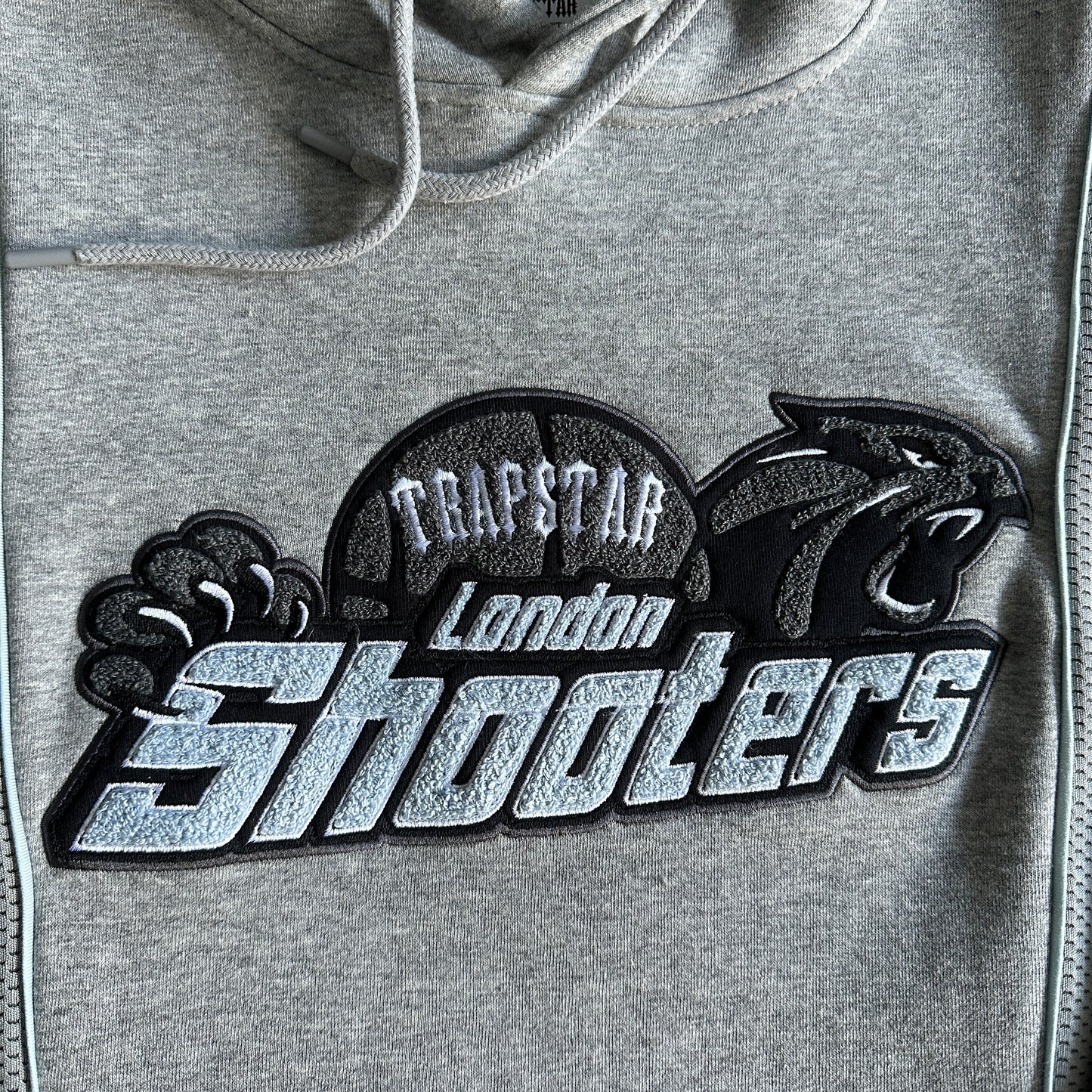 Shooters Technical Hoodie Tracksuit – Cinza / Azul