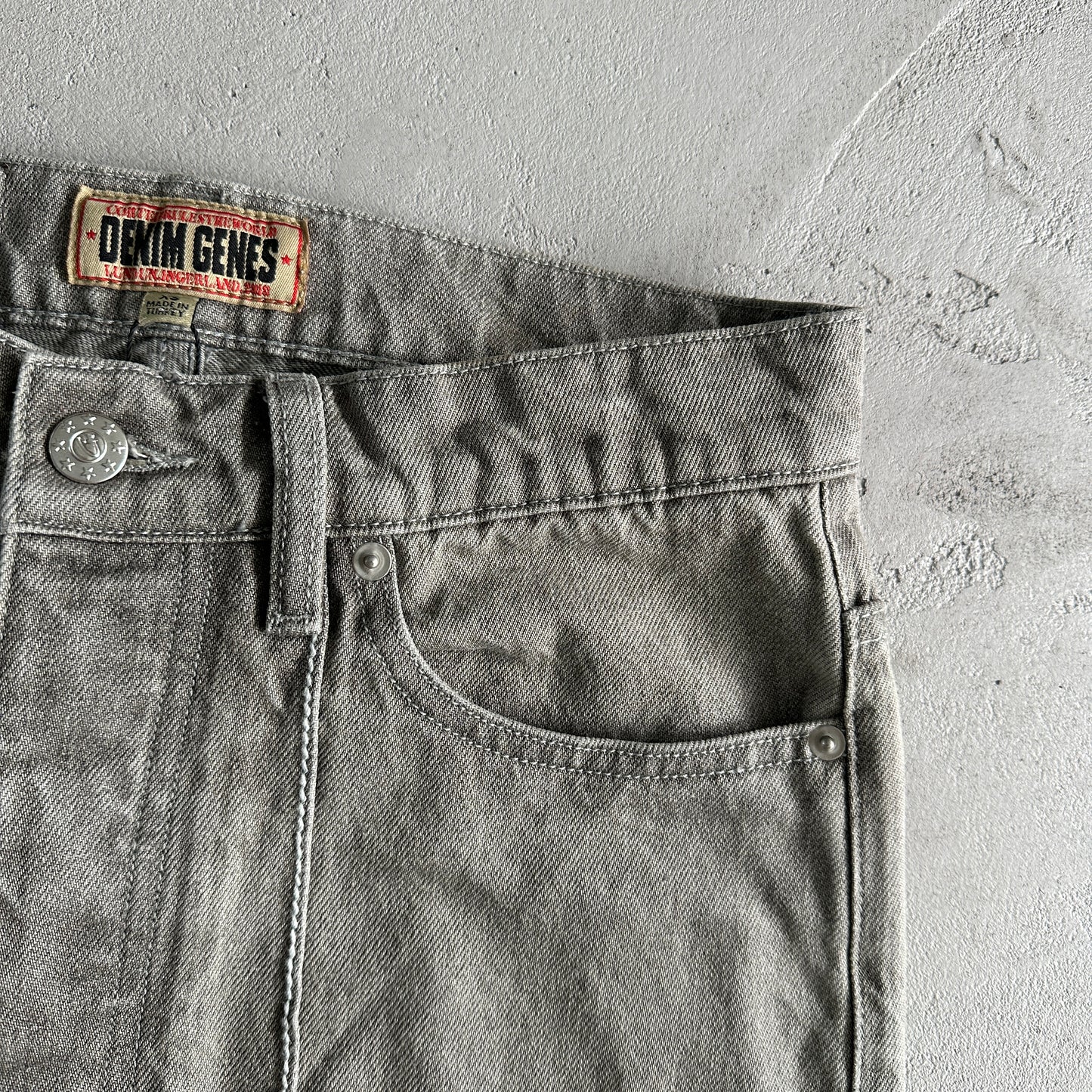 Corteiz Denim Jeans - Cinza