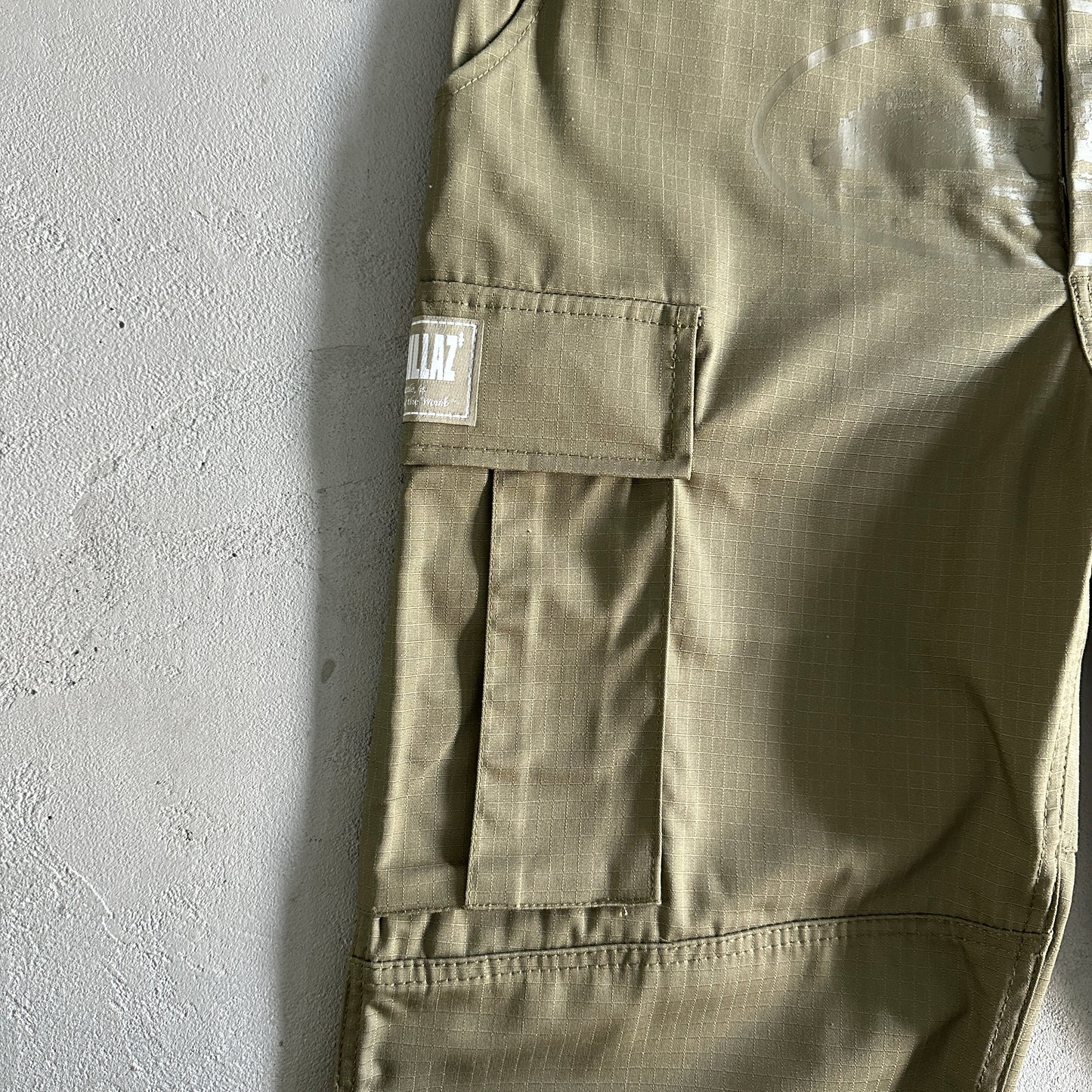 Corteiz Military Green Logo Patch Cargos