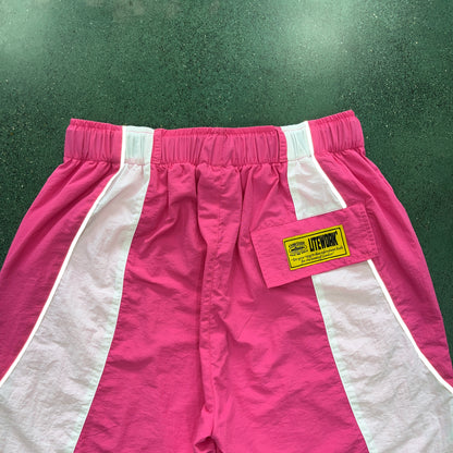 Corteiz Alcatraz Sun & Rain Shorts – Rosa 🌞🌧️ (Unissexo)